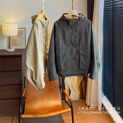 宽松显瘦工装外套风衣女秋