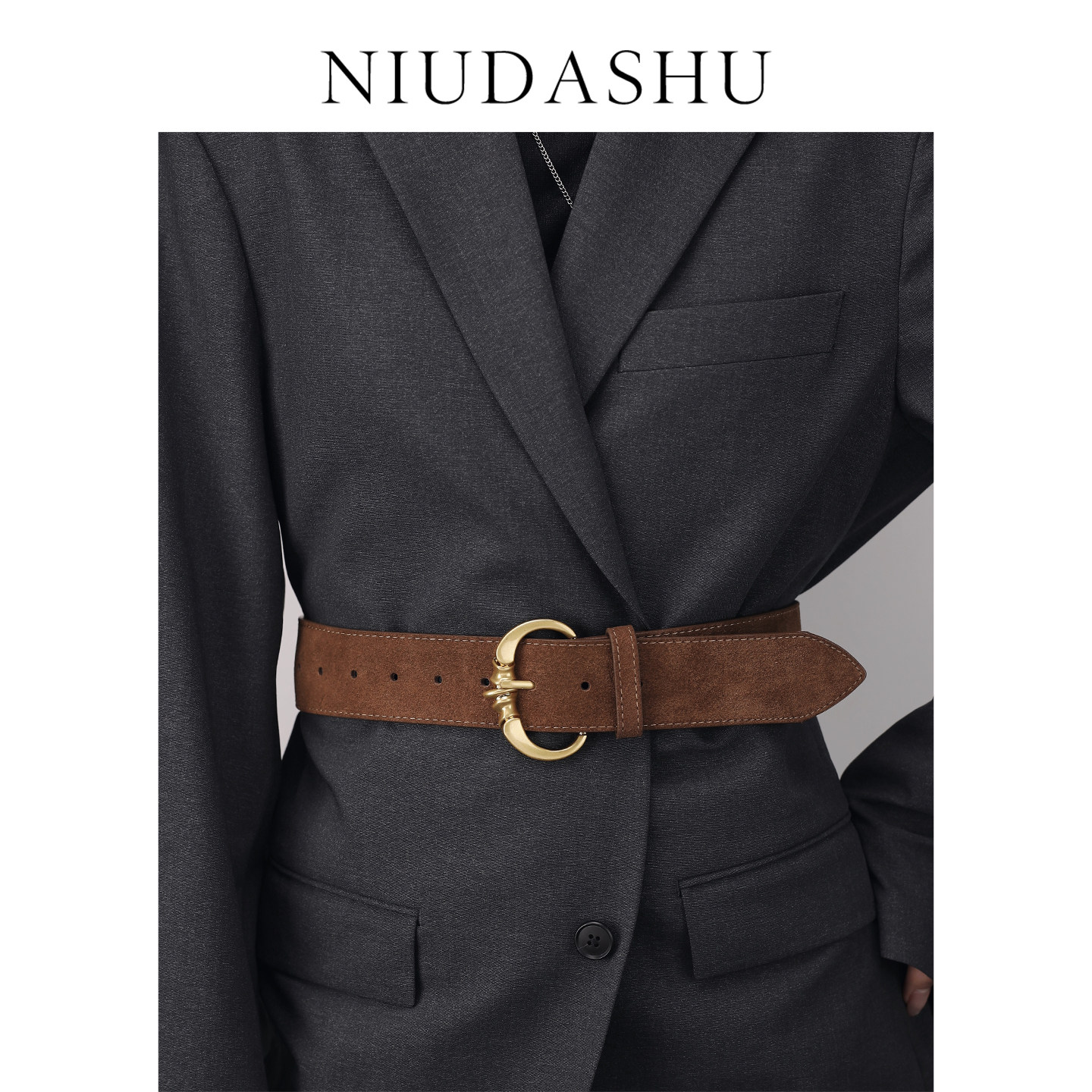 显瘦腰封新款真皮腰带女简约百搭装饰设计感配大衣棕色皮带女绒面,服饰配件/皮带/帽子/围巾,腰带/皮带/腰链,淘宝优惠券,粉丝福利购,淘宝优惠卷