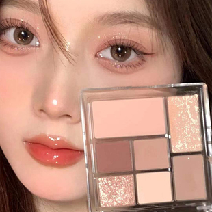 juduo橘朵七色眼影盘玩趣七巧板大地色爆闪17亮片2023新款四色