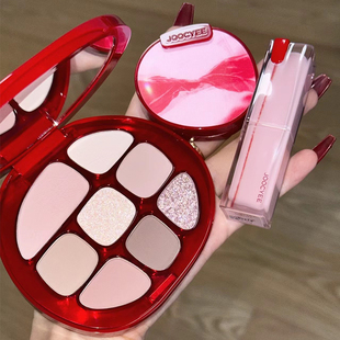 Joocyee酵色情人节红线情网八色盘烟熏眼影哑光珠光综合盘琥珀盘