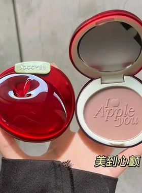 Joocyee酵色琥珀蜜粉腮红高光哑光牛奶粉m205圣诞限定苹果腮红216