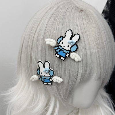 1Gangster Inn波点米菲兔宅萌发夹发卡边夹刘海夹配饰发饰亚文化