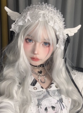 1Gangster Inn原创小翅膀发带蕾系型可爱lolita亚文化头饰万圣节