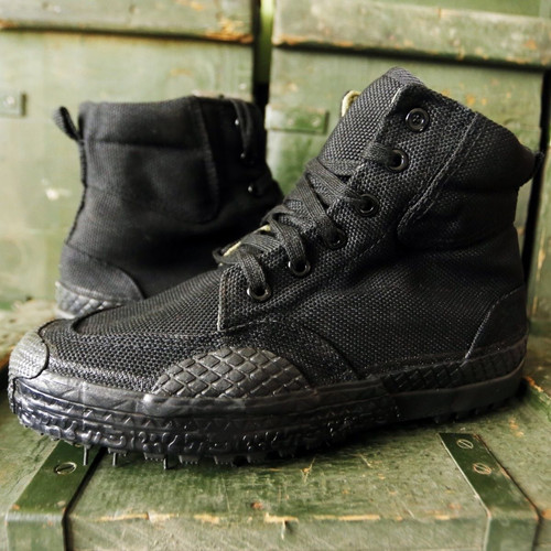 正品3554解放鞋防滑耐磨耐磨工地胶鞋劳保鞋男通用黑色作训鞋高帮