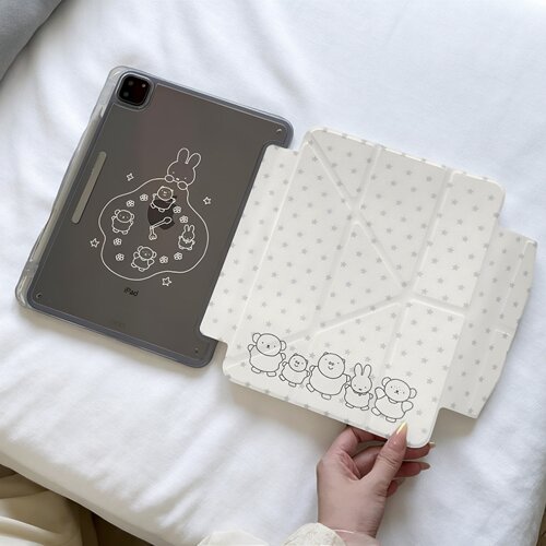 星星米菲适用苹果ipadair8新款11款A19代air11M4pro13保护air678保护壳套11寸ipadcase硬壳防弯10.9英寸
