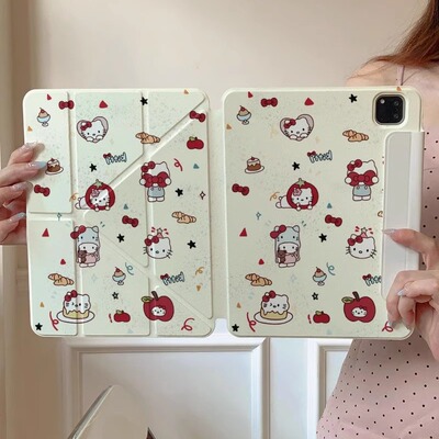 磁吸分离新款ipadari7pro11保护minni67壳11寸亚克力背板轻薄可爱卡通10.2寸iPad AiriPad7/8/9iPad M4保护套