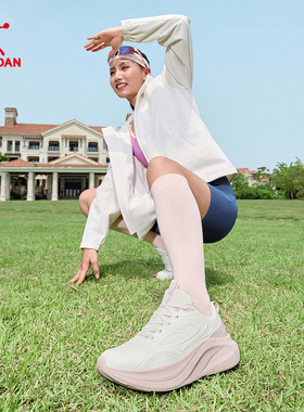 乔丹女跑步鞋2026年春季新款运动休闲轻便商场同款QDB022261220G