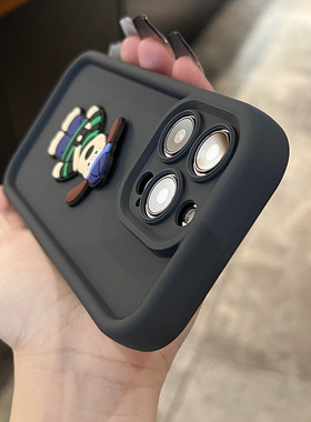 创意小众高级感硅胶适用苹果17/16手机壳iphone15promax全包14防摔11新款13高端x男女情侣x超火网红爆款韩12