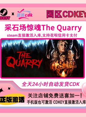 采石场惊魂 Steam正版Cdkey 国区激活码 下单秒发货 The Quarry