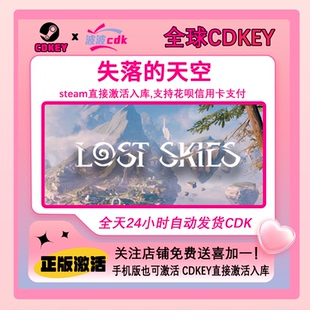 全球激活 CDKEY 激活码 Steam正版 Skies 天空 Lost 秒发 失落
