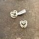 2.6韩国东大门vase银饰镂空爱心耳钉