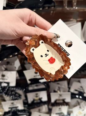 1.30韩国东大门nyunyu发饰刺猬小熊猫咪抓夹