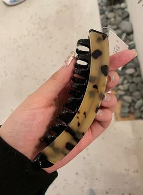 10.27韩国东大门baket发饰撞色贝母香蕉夹基础马尾夹显发量