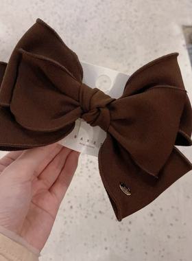 9.30韩国东大门baket发饰纯色净版蝴蝶结弹簧夹