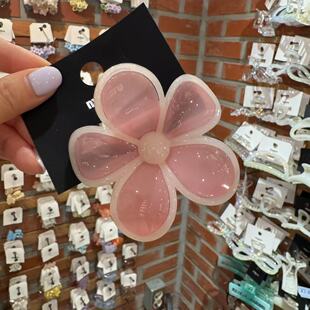 5.23韩国东大门nyunyu发饰鸡蛋花抓夹