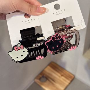 9.21韩国baket发饰Y2K珍珠猫咪抓夹KT可爱发抓