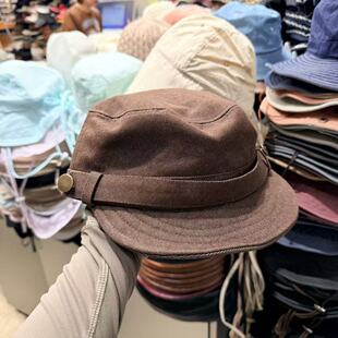 3.18韩国东大门the 牛仔飘带八角帽 hat二号店春季