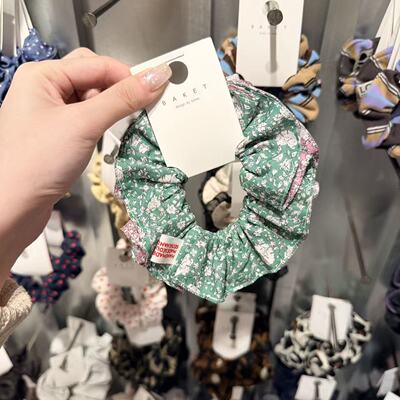 3.21韩国东大门baket发饰碎花布艺大肠发圈