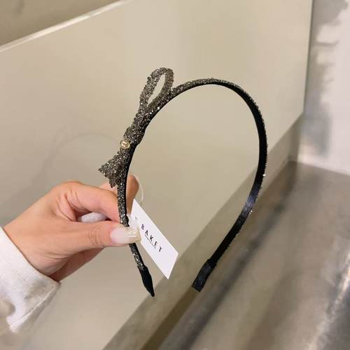 7.12韩国东大门baket发饰砂糖水钻满钻气质窄版发箍细款头箍