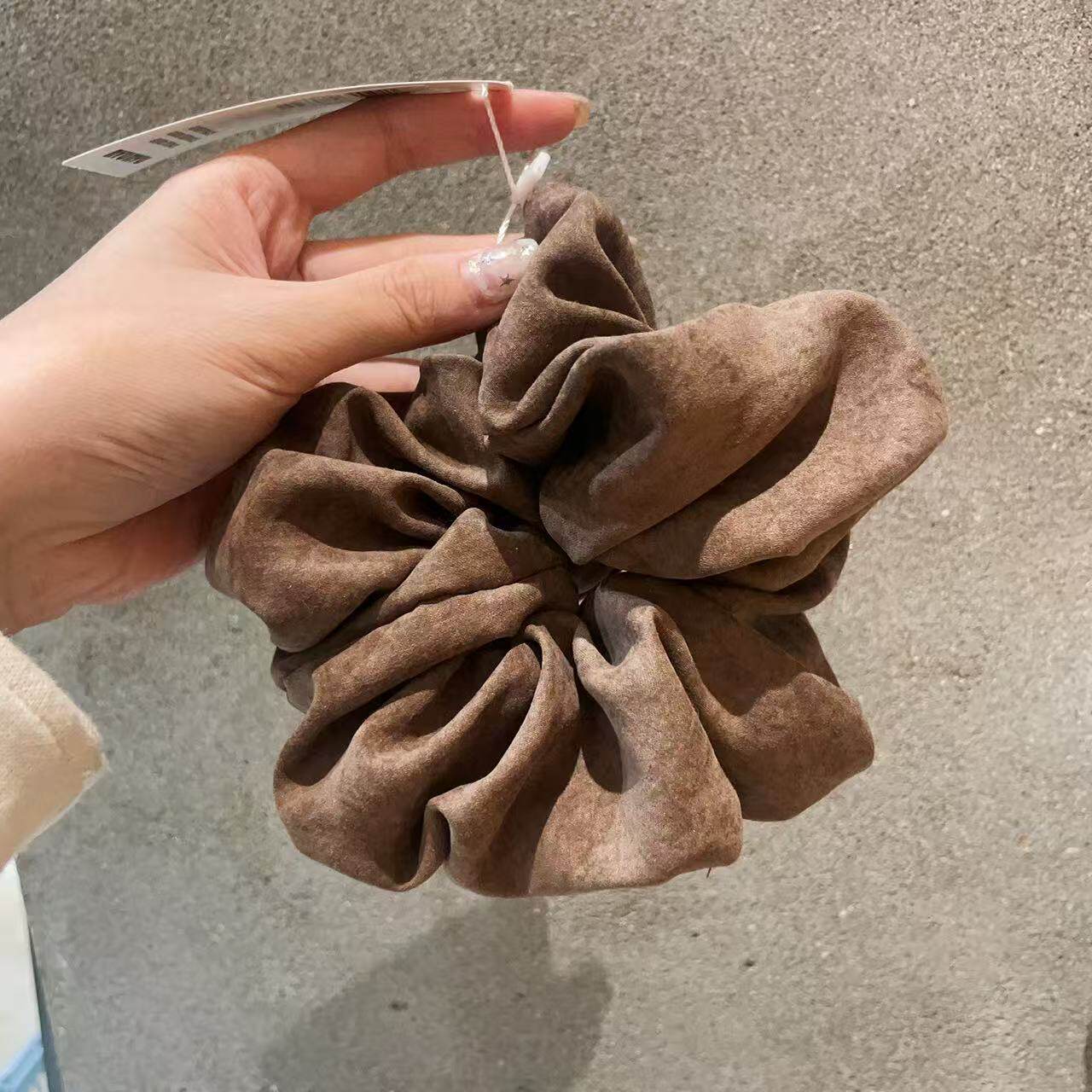 10.31韩国东大门nyunyu发饰净版简约复古布艺大肠发圈