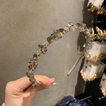 韩国代购东大门nyunyu精致水晶奢华水钻发箍法式优雅头箍发卡钻石