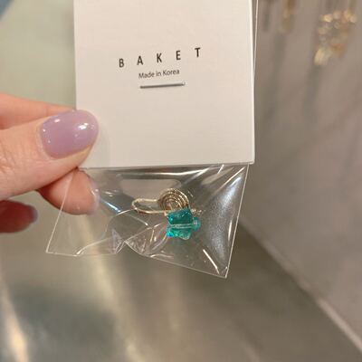 3.21东大门韩国baket彩色星星简约耳骨夹无耳洞