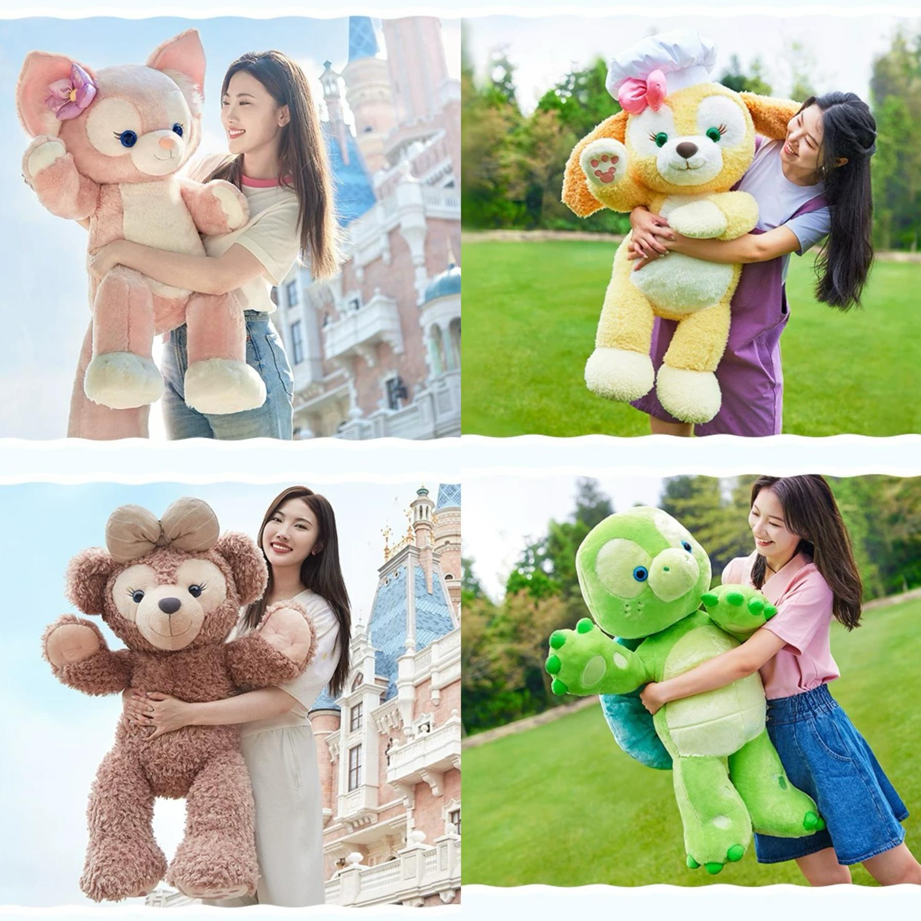 上海迪士尼代购奥乐米拉l号毛绒娃娃 大号公仔玩偶雪莉玫玲娜贝儿