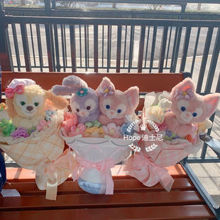 绒绒花园系列可琦安玲娜贝儿星黛露花束 上海迪士尼