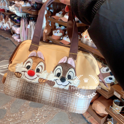 奇奇蒂蒂午餐包饭盒维尼噗噗 上海迪士尼代购