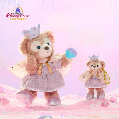 庆典雪莉玫挂件公仔毛绒娃娃坐肩胸花发箍 上海迪士尼代购