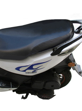 鬼火100c皮革坐垫套战速125c踏板摩托车防晒隔热遮住破损防水座套