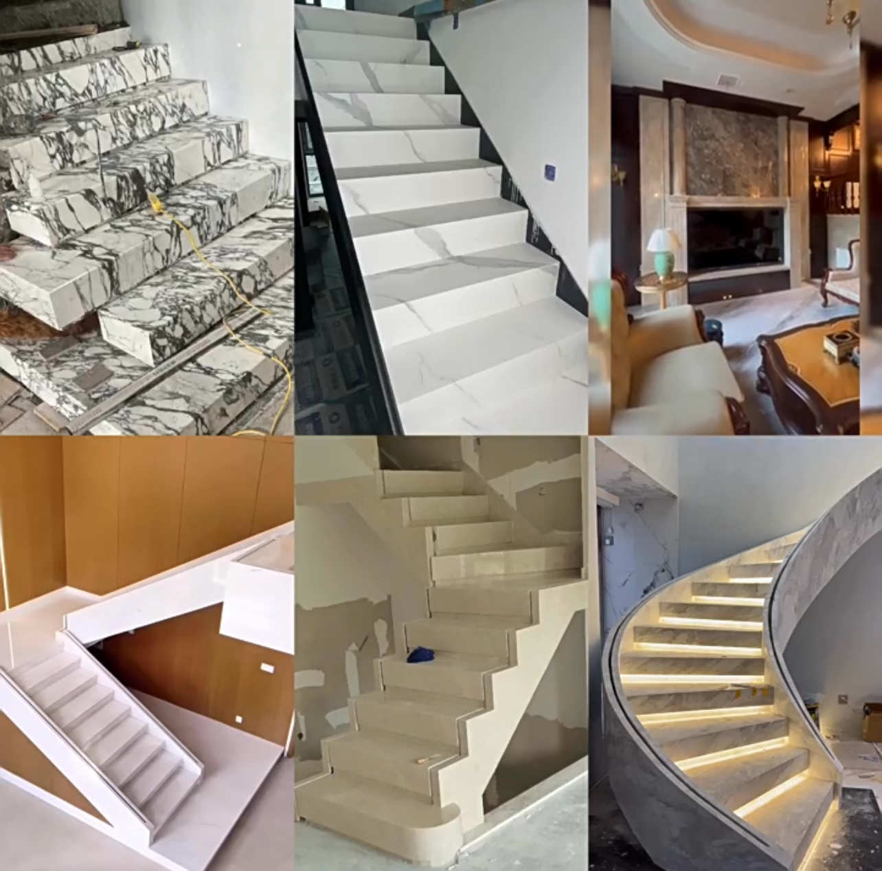 长沙定做天然人造大理石材楼梯踏步门槛过门石台面窗台飘窗背景墙