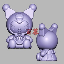 库洛米卡通挂件美乐蒂三维立体图雕刻机stl文件3d打印模型素材179