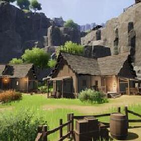 Village and Nature Blazing Highlands ue4ue5风格化森林场景