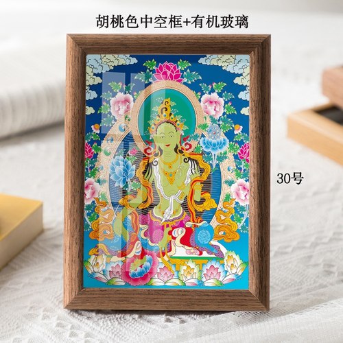 高清结缘普贤菩萨唐卡藏传金刚