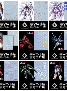 EVO MG 1：100系列 扎古 独角兽  seed 掉毛 荧光水贴