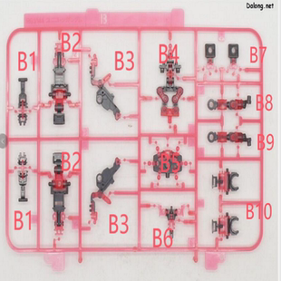 李翔  万代  RG 独角兽  骨架 零件 补件 部件