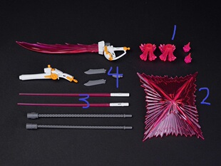 李翔 万代 RG 海盗 高达模型 光盾 光剑 武器 补件 零件 杀肉
