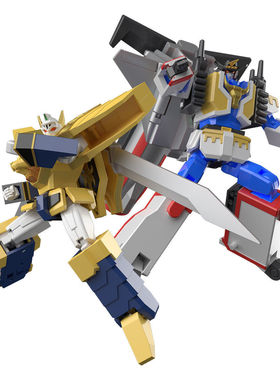 现货 万代 SuperMiniPLA SMP 食玩 勇者指令 莱安&钢基度 无限炮