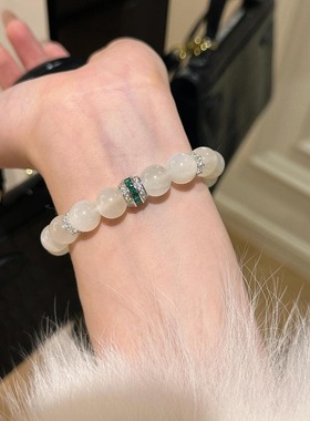 25款新中式招财月光石钰手链精致显气质百搭高级感女生时尚手链