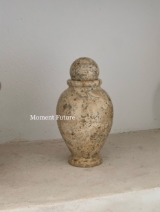 Moment Future珊瑚石花瓶摆件工作室复古装饰品干花插瓶小众拍摄