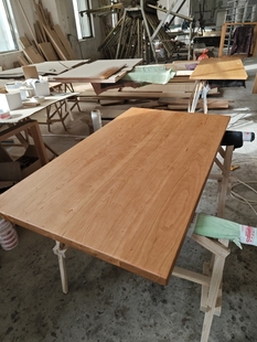 樱桃木书桌桌面120×70×2.7cm专拍