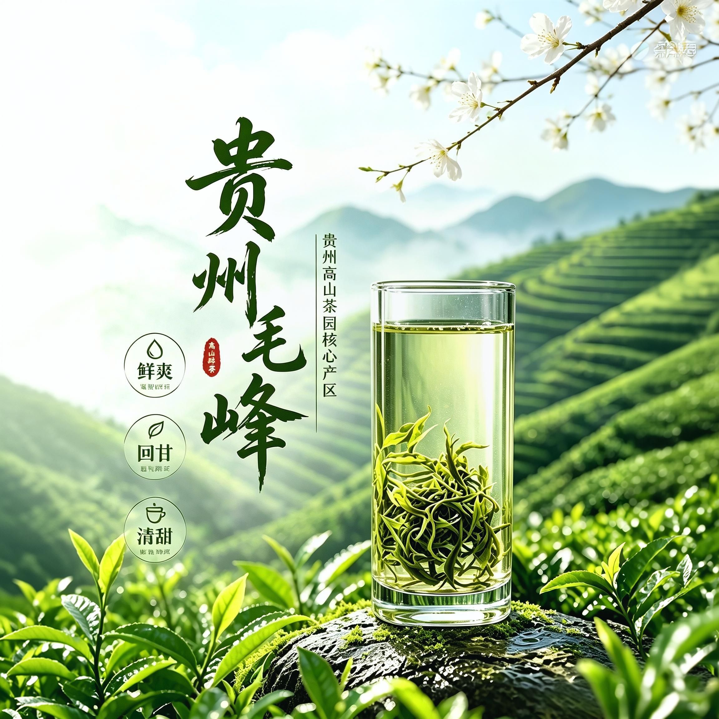 贵州茶叶湄潭毛峰2026新茶一级散装炒青绿茶高山云雾浓香型春茶