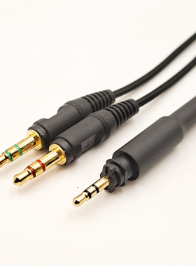 Earmax 舒 SRH840A SRH440A尔 电脑麦克风 游戏 双插头耳机升级线