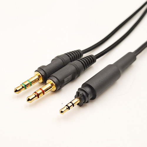 Earmax 舒 SRH840A SRH440A尔 电脑麦克风 游戏 双插头耳机升级线