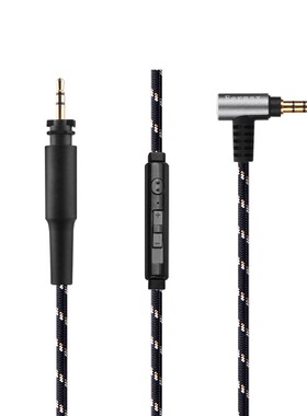 Earmax SRH840A SRH440A 镀银耳机线 线控 带麦克风单晶铜升级线
