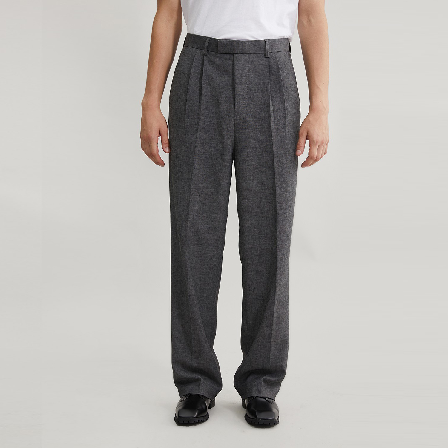 春夏自制春夏阔腿裤高腰垂感