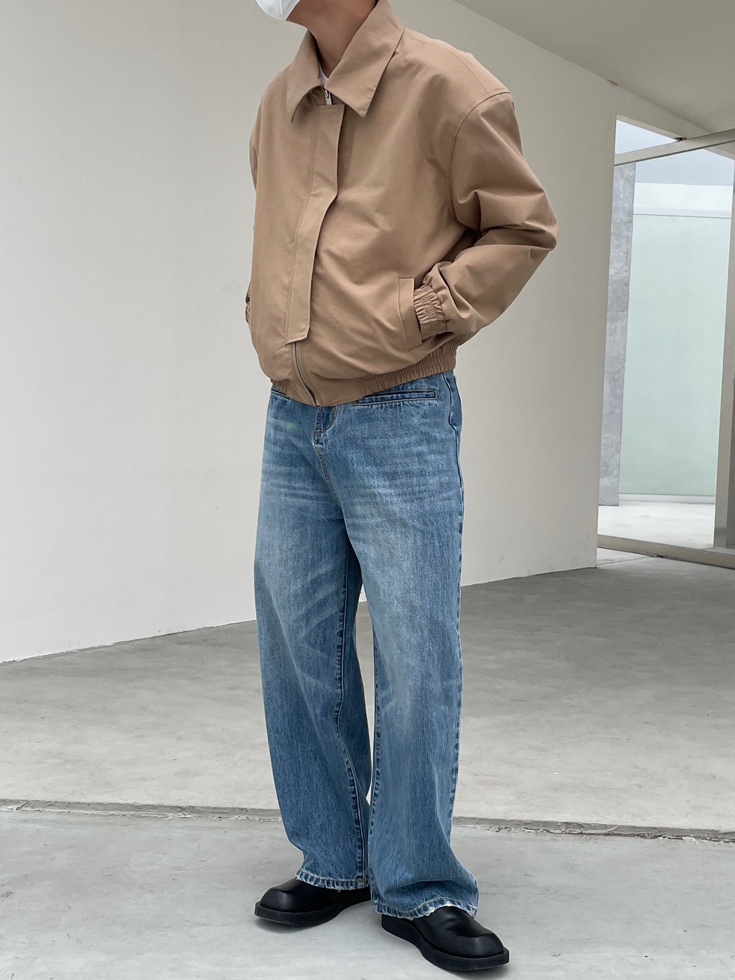 极简外套翻领秋冬廓形