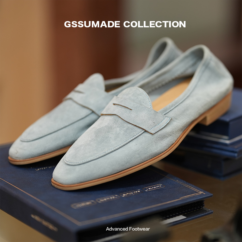 便士无结构透气轻便英伦风翻毛