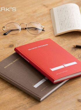 日本marks EDiT读书笔记本读后感记录本书摘杂志剪贴本日记手帐